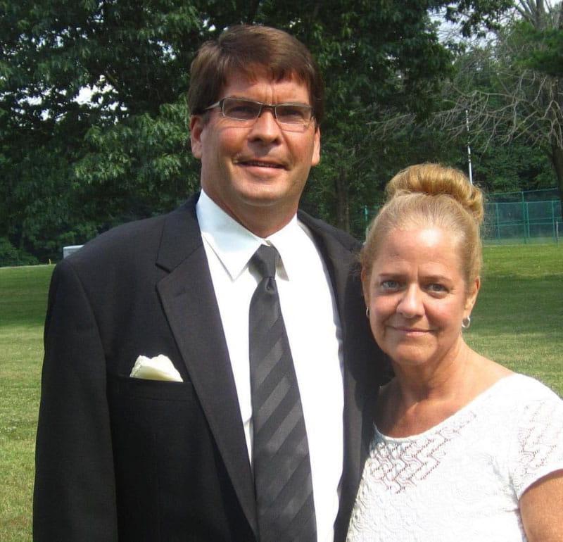 Walt Morris (right) with his wife, Lisa. (Photo courtesy of Walt Morris)